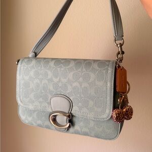 RARE Coach Soft Tabby Shoulder Bag in Signature Denim